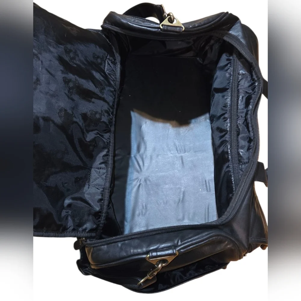 Black Leather Duffel Bag 2012 Allstate BCS National Championship Game